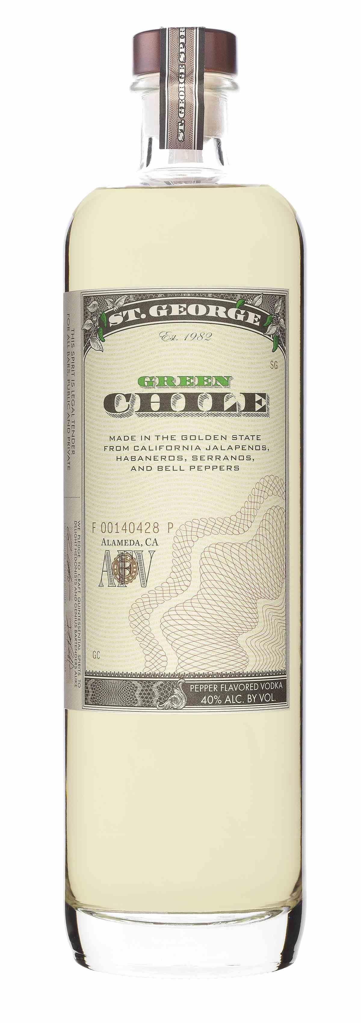 ST GEORGE GREEN CHILI VODKA 750ML @ Saskatoon [1016553]