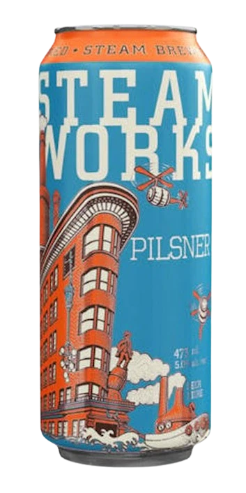 STEAMWORKS PILSNER 473ML CAN @ MacTaggart [1008251]