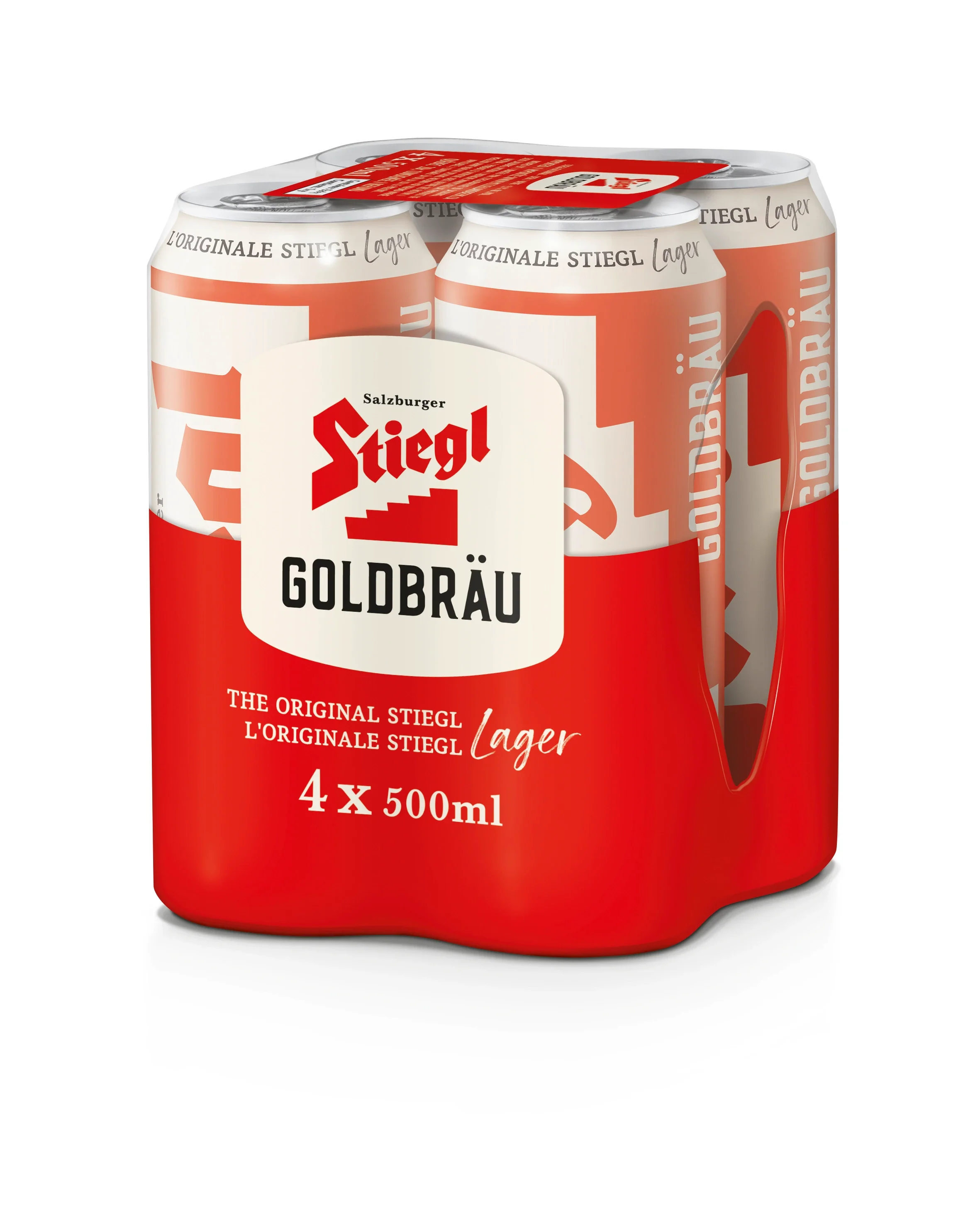 STIEGL GOLDBRAU LAGER 500ML 4PK CAN @ Deerfoot Meadows [1039605]