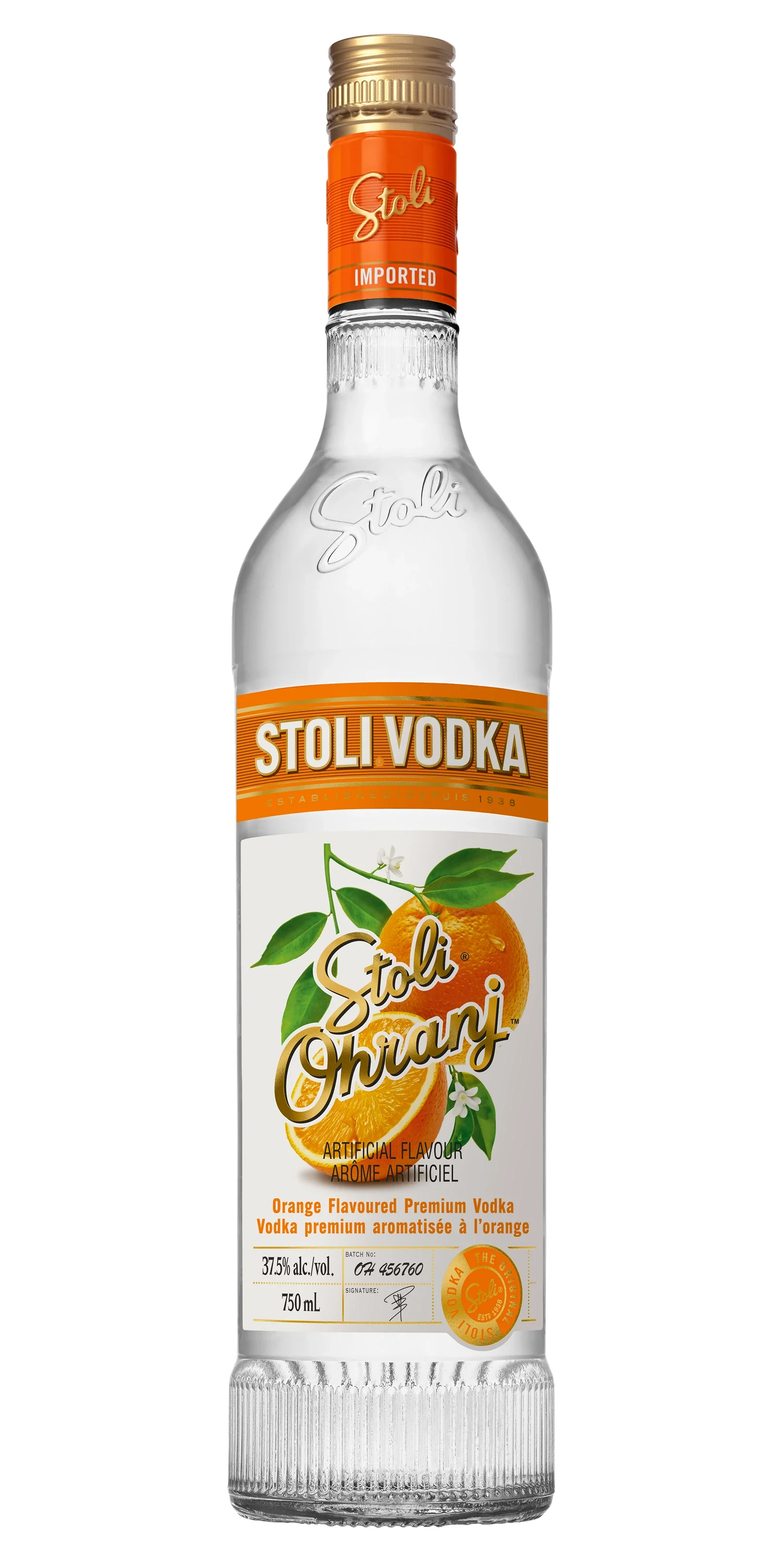 STOLI OHRANJ VODKA 750ML @ MacTaggart [1001565]