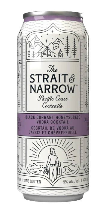 STRAIT & NARROW BLACK CURRANT HONEYSUCKLE 473ML CAN @ Deerfoot Meadows [1051617]