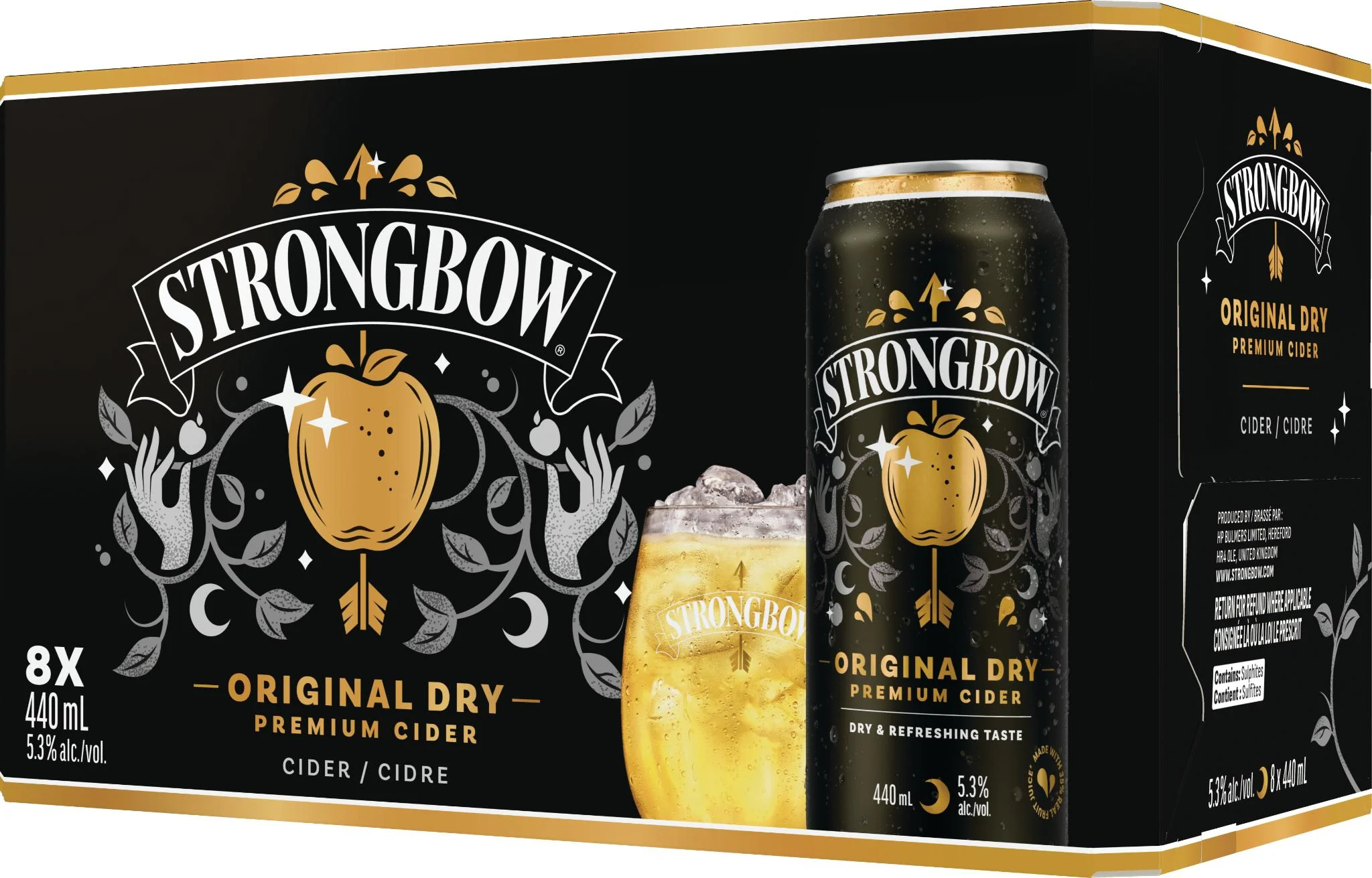 STRONGBOW CIDER 440ML 8PK CAN @ MacTaggart [1001348]