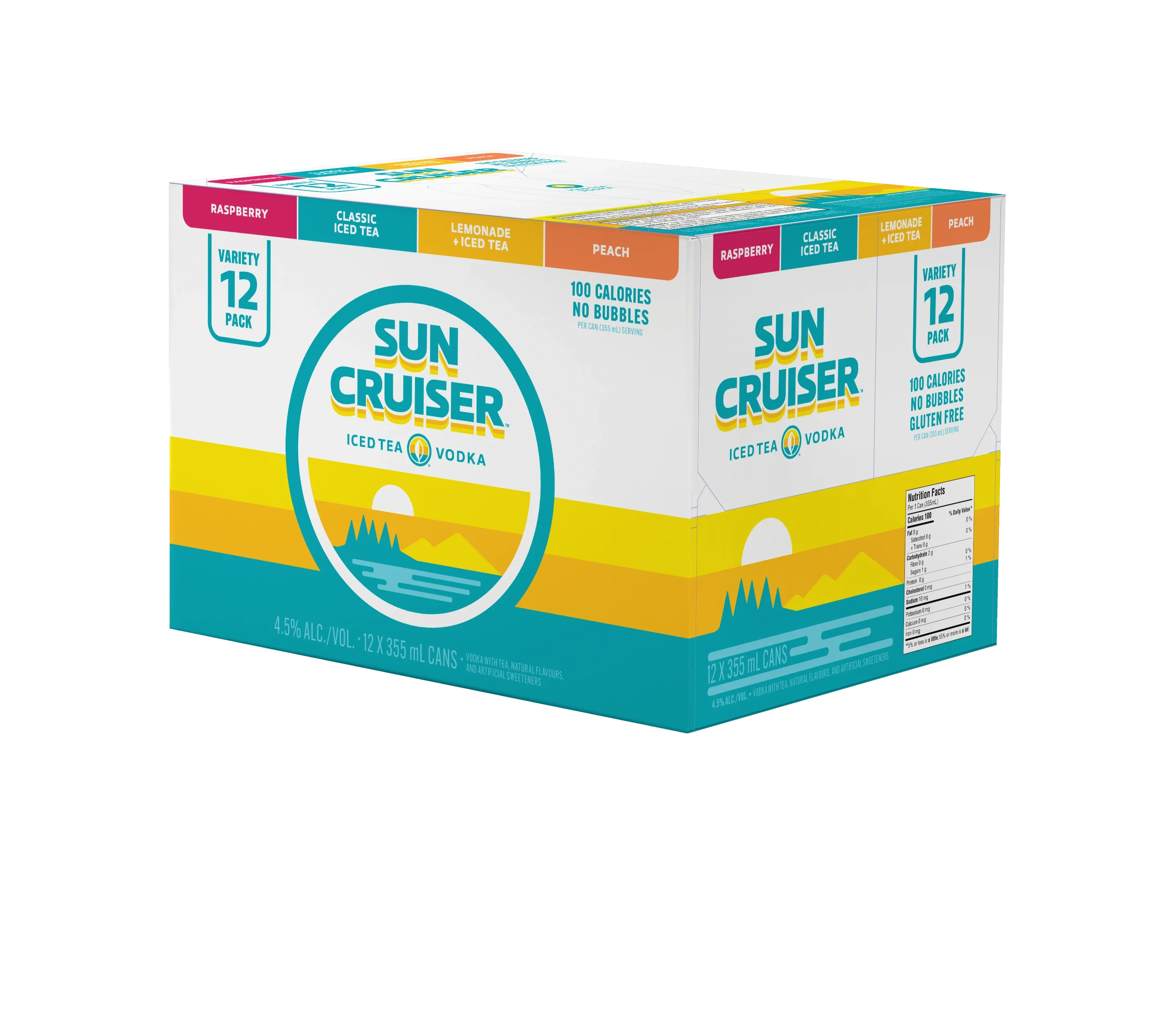 SUN CRUISER ICED TEA VARIETY 355ML 12PK CAN @ Saskatoon [1057363]
