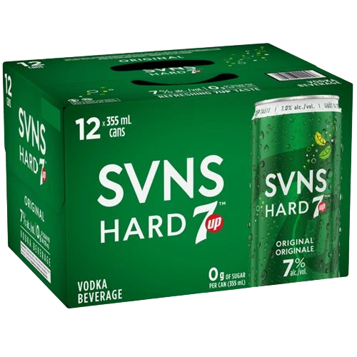 SVNS HARD 7UP ORIGINAL 355ML 12PK CAN @ Deerfoot Meadows [1051364]
