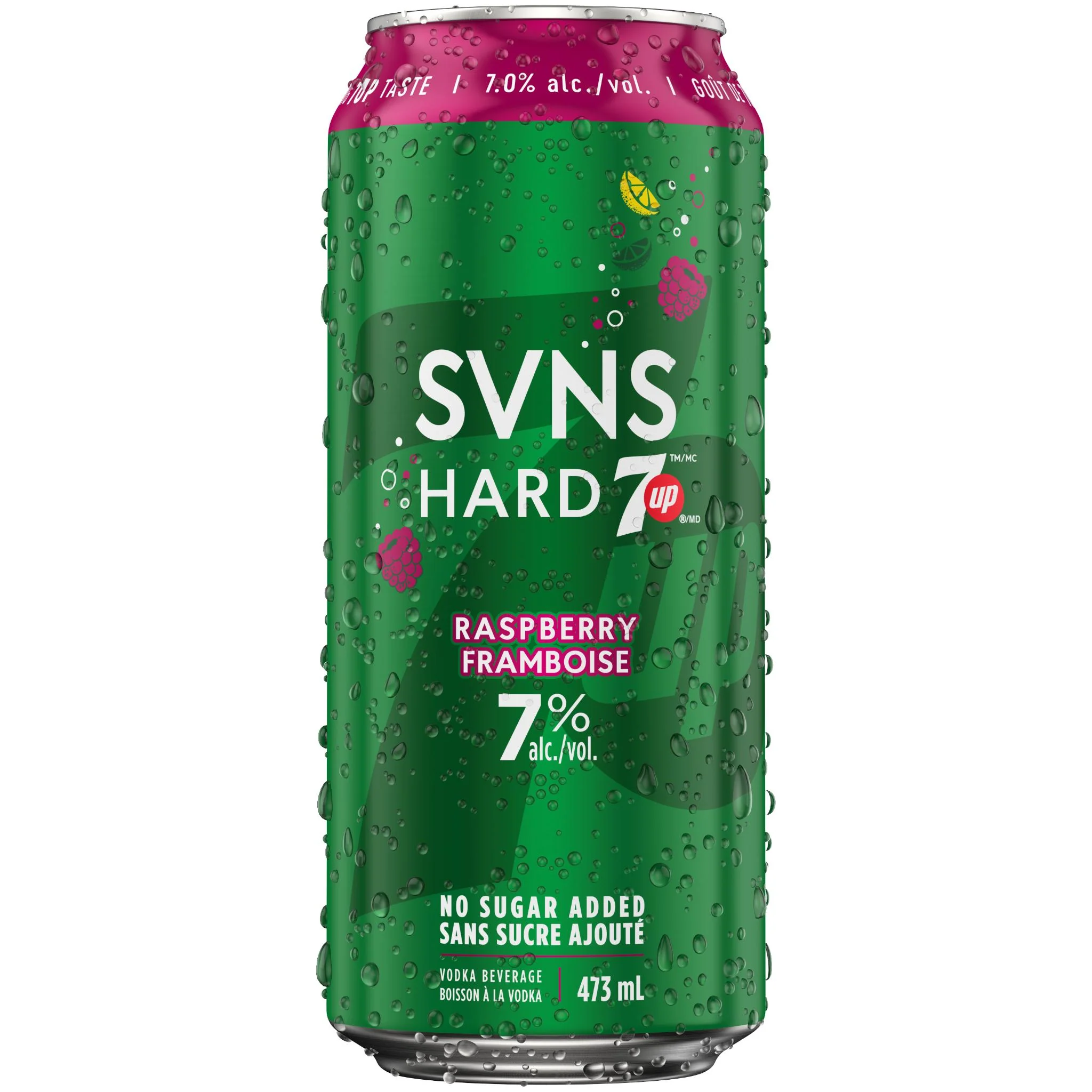 SVNS HARD 7UP RASPBERRY 473ML CAN @ MacTaggart [1062732]