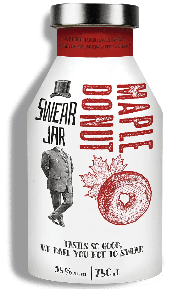 SWEAR JAR 6YR MAPLE DONUT CANADIAN WHISKY 750ML @ Deerfoot Meadows [1043909]
