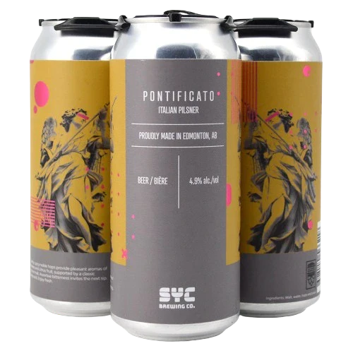 SYC PONTIFICATO ITALIAN PILSNER 473ML 4PK CAN @ Deerfoot Meadows [1027334]