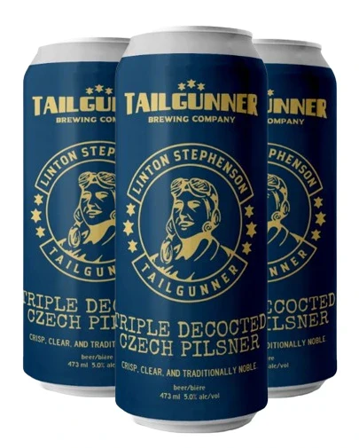 TAILGUNNER LINTON STEPHENSON CZECH PILSNER 473ML 4PK CAN @ MacTaggart [1027639]