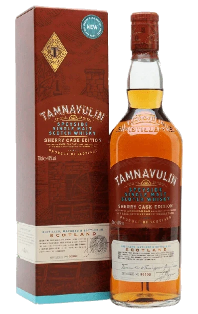 TAMNAVULIN SHERRY CASK SINGLE MALT SCOTCH WHISKY 750ML @ MacTaggart [1039560]