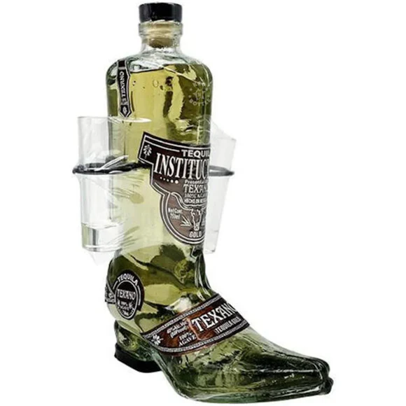 TEXANO COWBOY BOOT TEQUILA WITH STAND 750ML @ Emerald Hills [1060019]