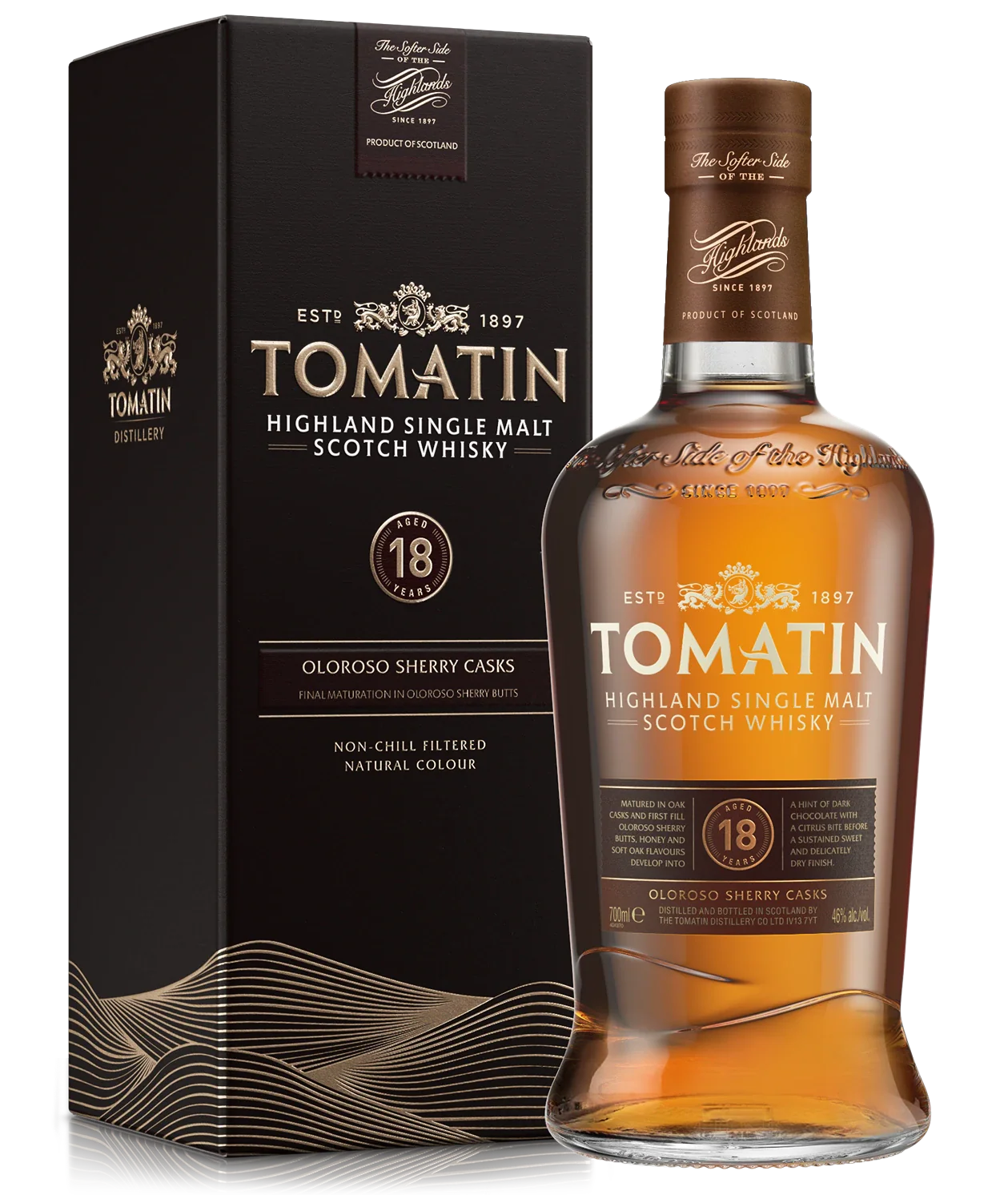 TOMATIN 18YR SINGLE MALT SCOTCH WHISKY 750ML @ MacTaggart [1001908]