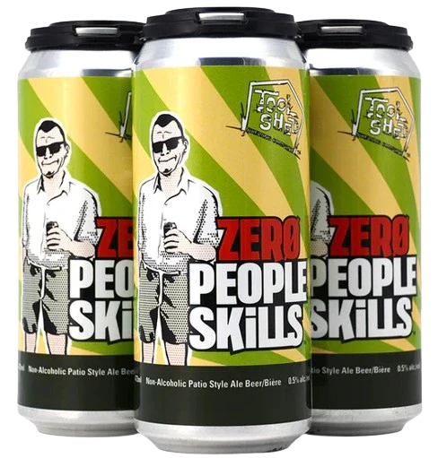 TOOL SHED ZERO PEOPLE SKILLS NON ALC ALE 473ML 4PK CAN @ MacTaggart [1042635]