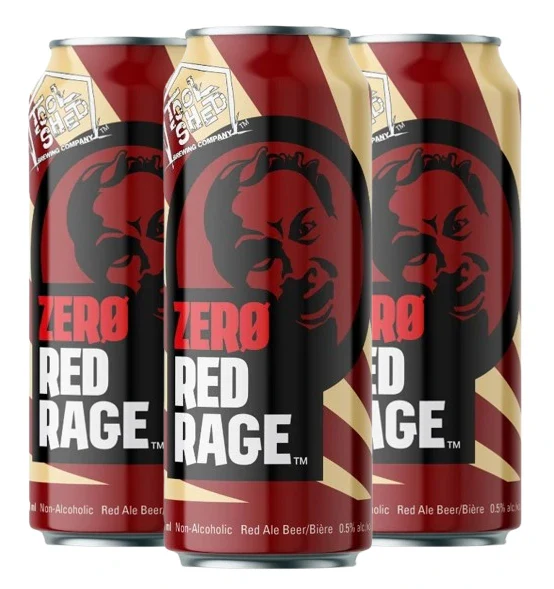 TOOL SHED ZERO RED RAGE NON ALC RED ALE 473ML 4PK CAN @ Deerfoot Meadows [1042636]