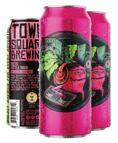 TOWN SQUARE BEETS BY SINDEN SOUR 473ML 4PK CAN @ MacTaggart [1004884]
