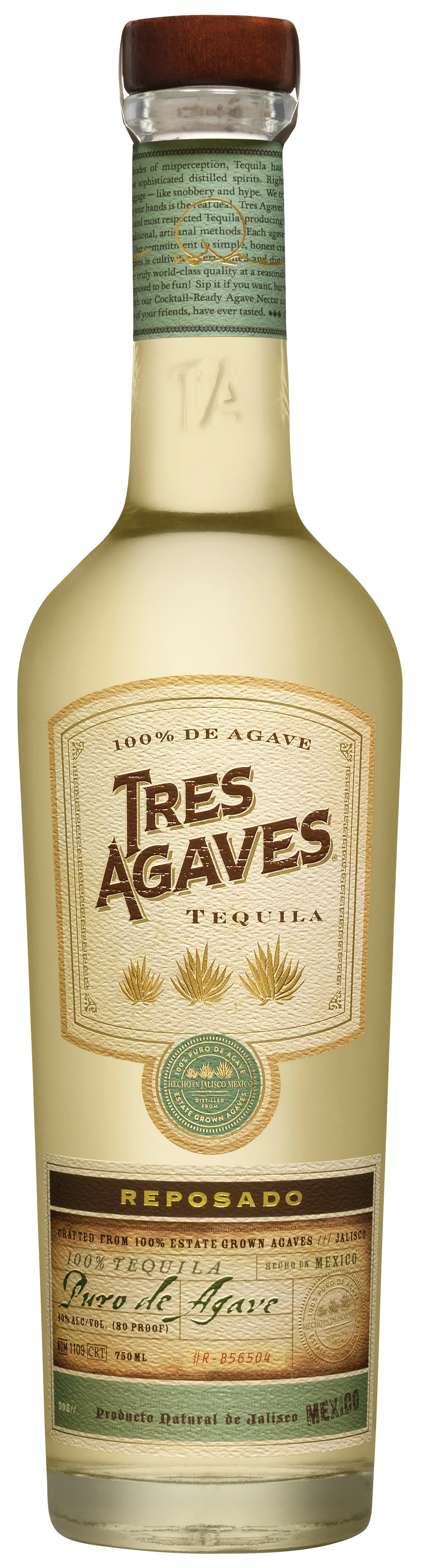TRES AGAVES REPOSADO TEQUILA 750ML @ Deerfoot Meadows [1045912]