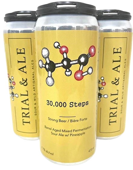 TRIAL & ALE 30,000 STEPS SOUR ALE 473ML 4PK CAN @ MacTaggart [1050335]