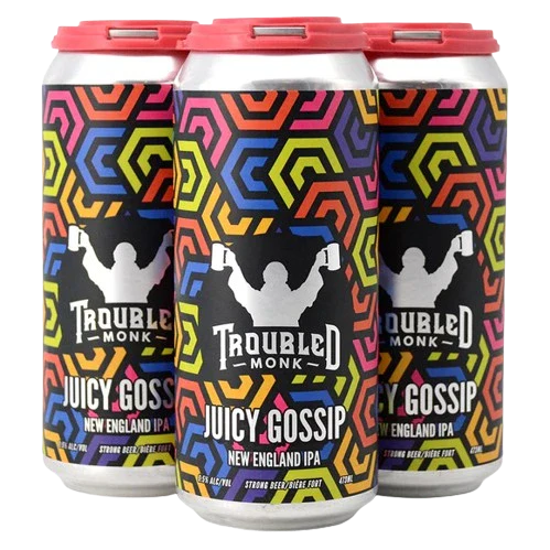 TROUBLED MONK JUICY GOSSIP NEIPA 473ML 4PK CAN @ MacTaggart [1023132]