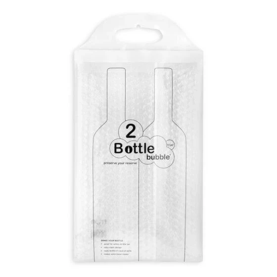 TRUE DOUBLE BOTTLE BUBBLE PROTECTOR WINE BAG @ Saskatoon [1008622]