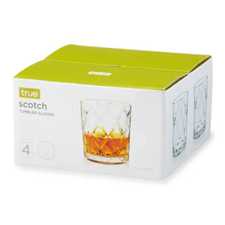 TRUE EVANSTON SCOTCH TUMBLERS 4PK @ Signal Hill [1061102]