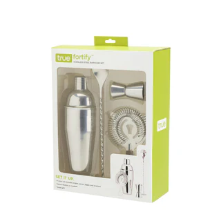 TRUE FORTIFY STAINLESS STEEL BARWARE SET @ Deerfoot Meadows [1061098]