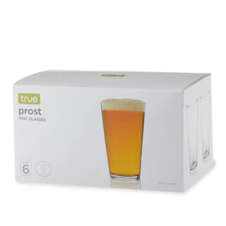 TRUE PROST PINT BEER GLASSES 6PK @ Saskatoon [1061126]