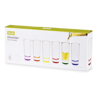 TRUE SHOOTER SHOT GLASSES ASSORTED 2OZ 6PK @ Southgate [1061091]