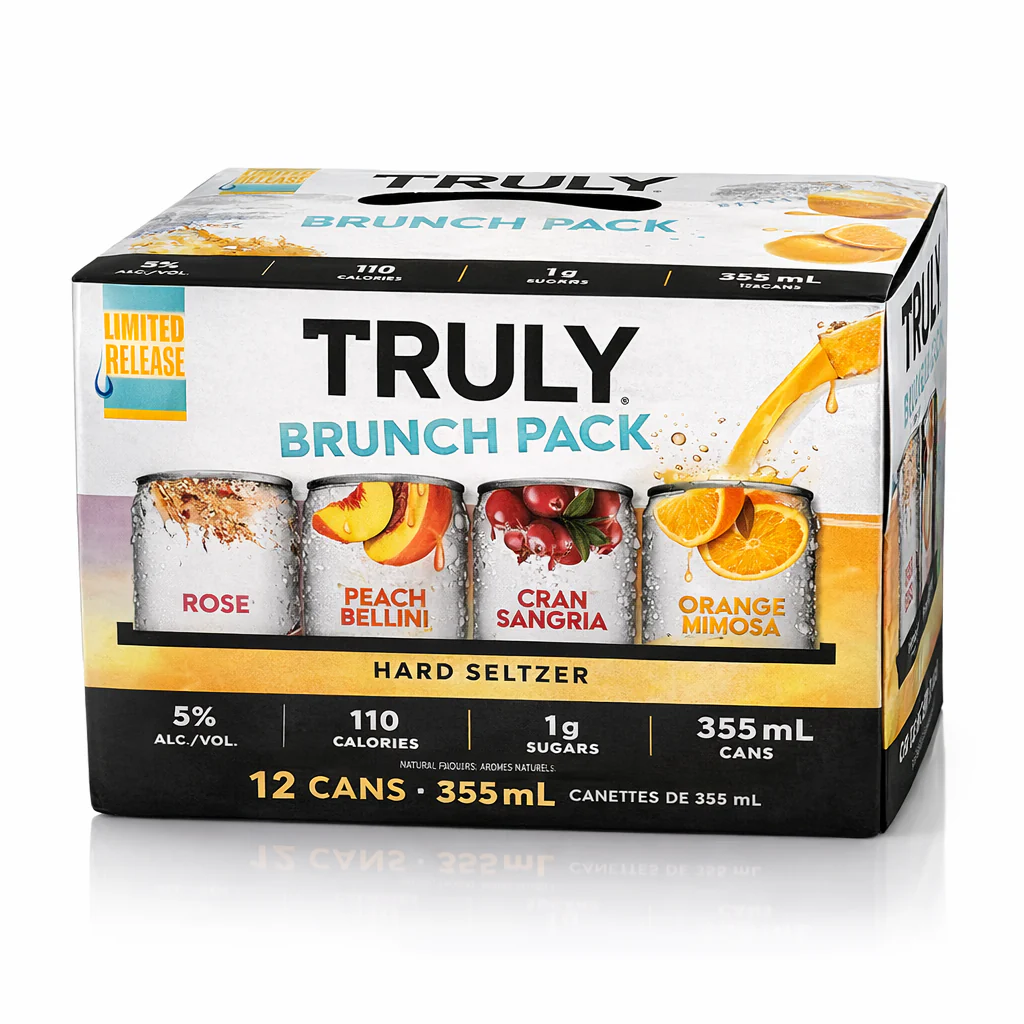 TRULY HARD SELTZER BRUNCH VARIETY 355ML 12PK CAN @ Saskatoon [1071207]