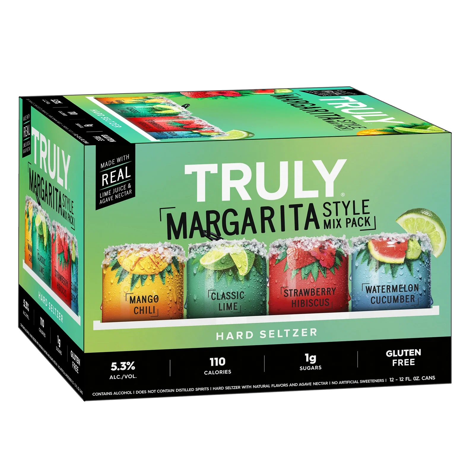 TRULY HARD SELTZER MARGARITA STYLE MIXER 355ML 12PK CAN @ MacTaggart [1040575]