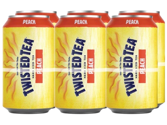 TWISTED TEA PEACH 355ML 6PK CAN @ Deerfoot Meadows [1004470]