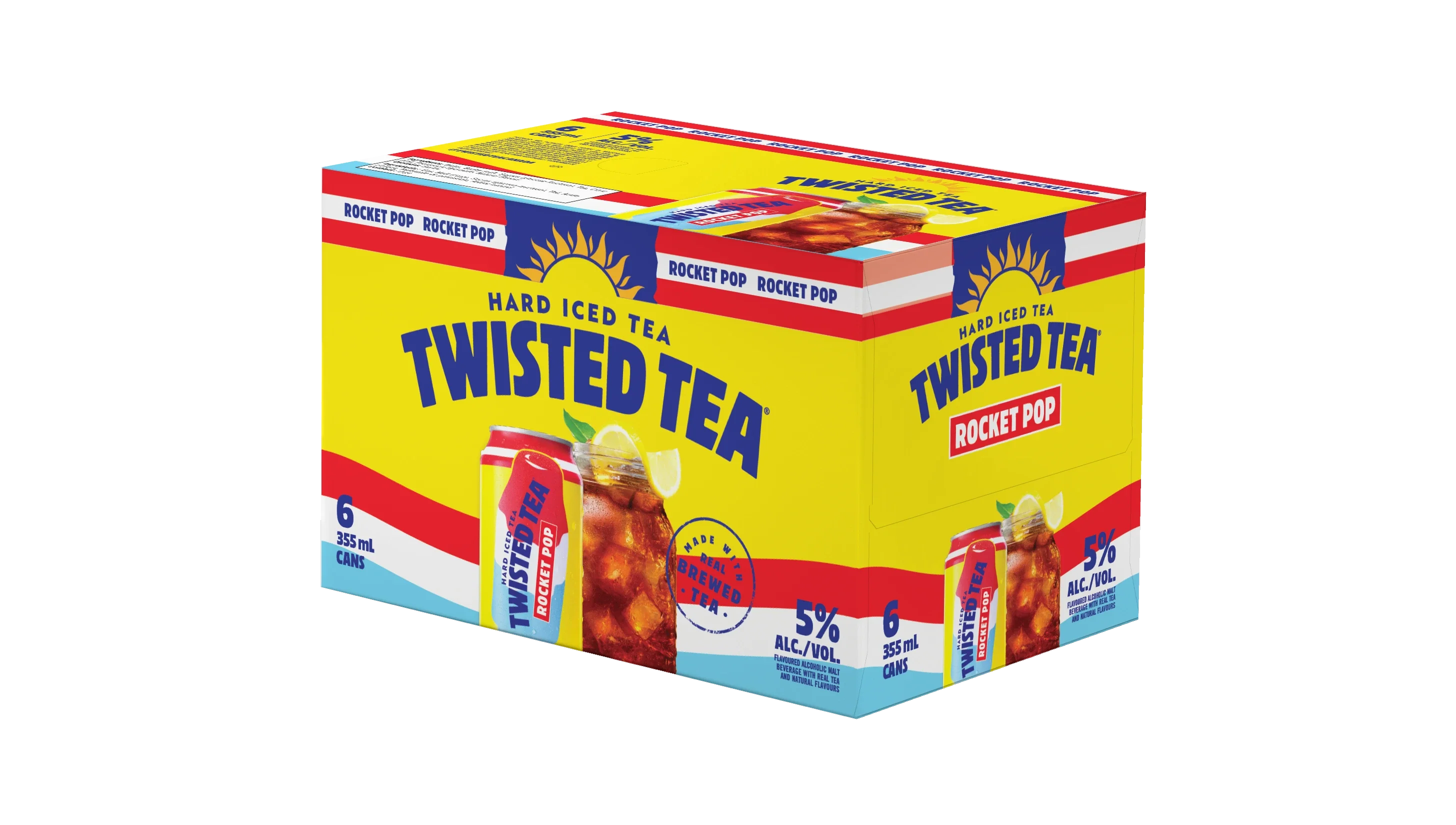 TWISTED TEA ROCKET POP 355ML 6PK CAN @ MacTaggart [1057496]