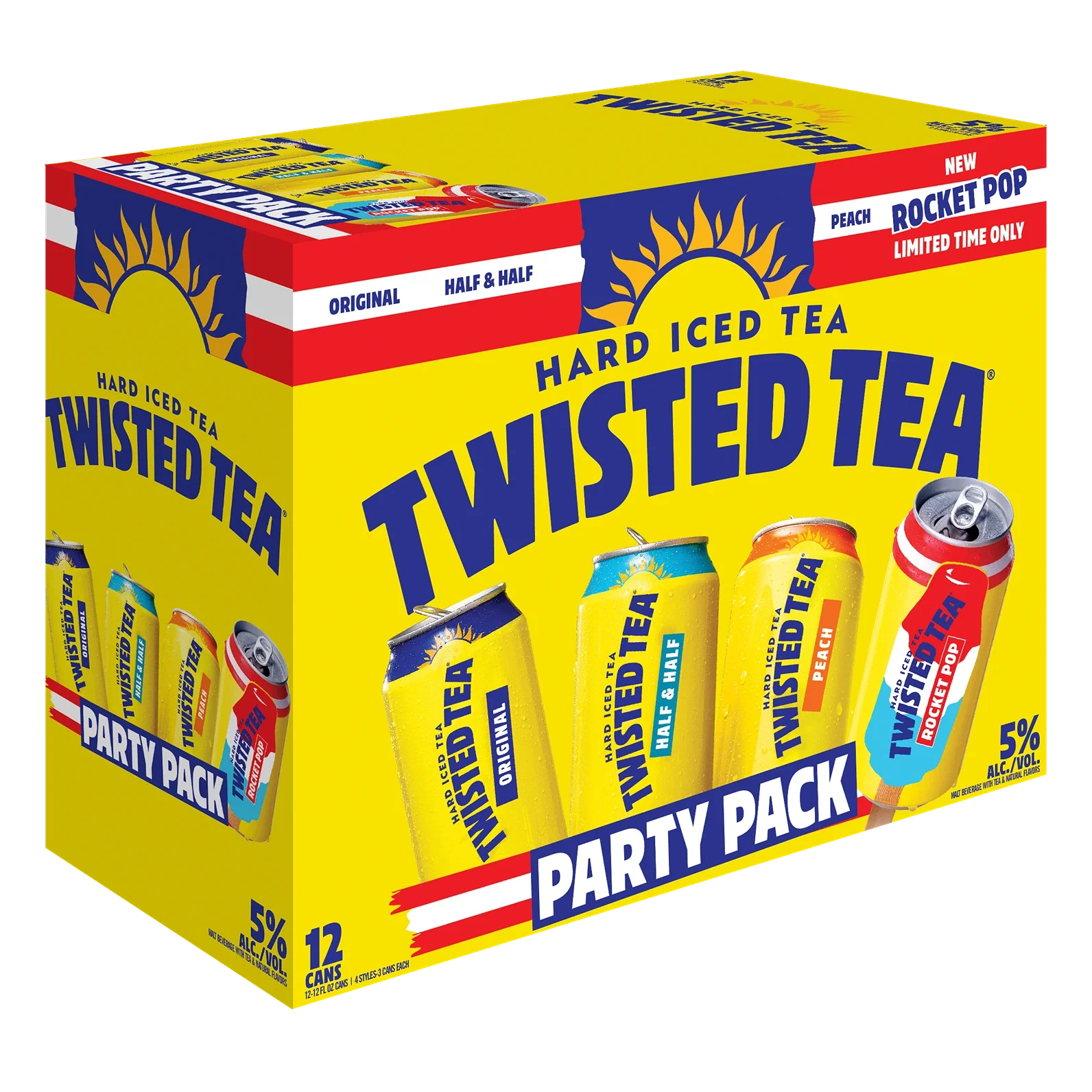 TWISTED TEA ROCKET POP VARIETY PACK 355ML 12PK CAN @ MacTaggart [1048452]