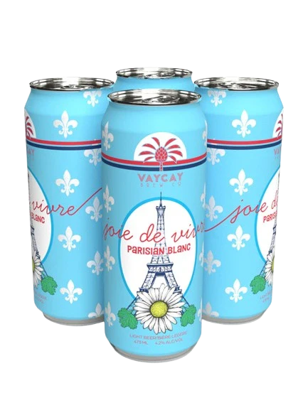 VAYCAY JOIE DE VIVRE PARISIAN BLANC 473ML 4PK CAN @ Saskatoon [1055133]