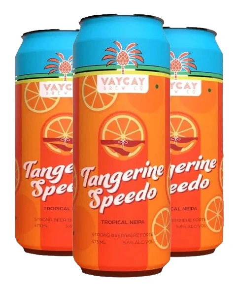 VAYCAY TANGERINE SPEEDO TROPICAL NEIPA 473ML 4PK CAN @ MacTaggart [1038034]