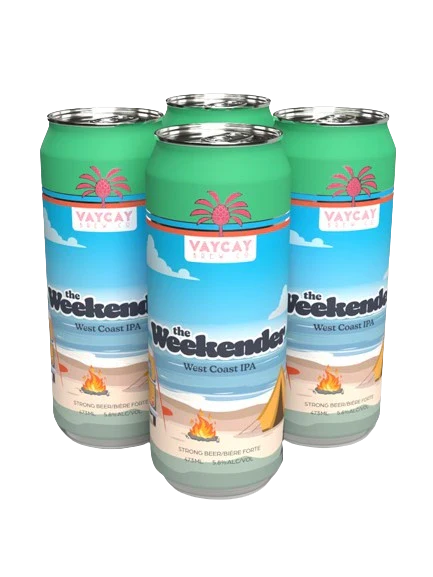 VAYCAY THE WEEKENDER WEST COAST IPA 473ML 4PK CAN @ MacTaggart [1041498]