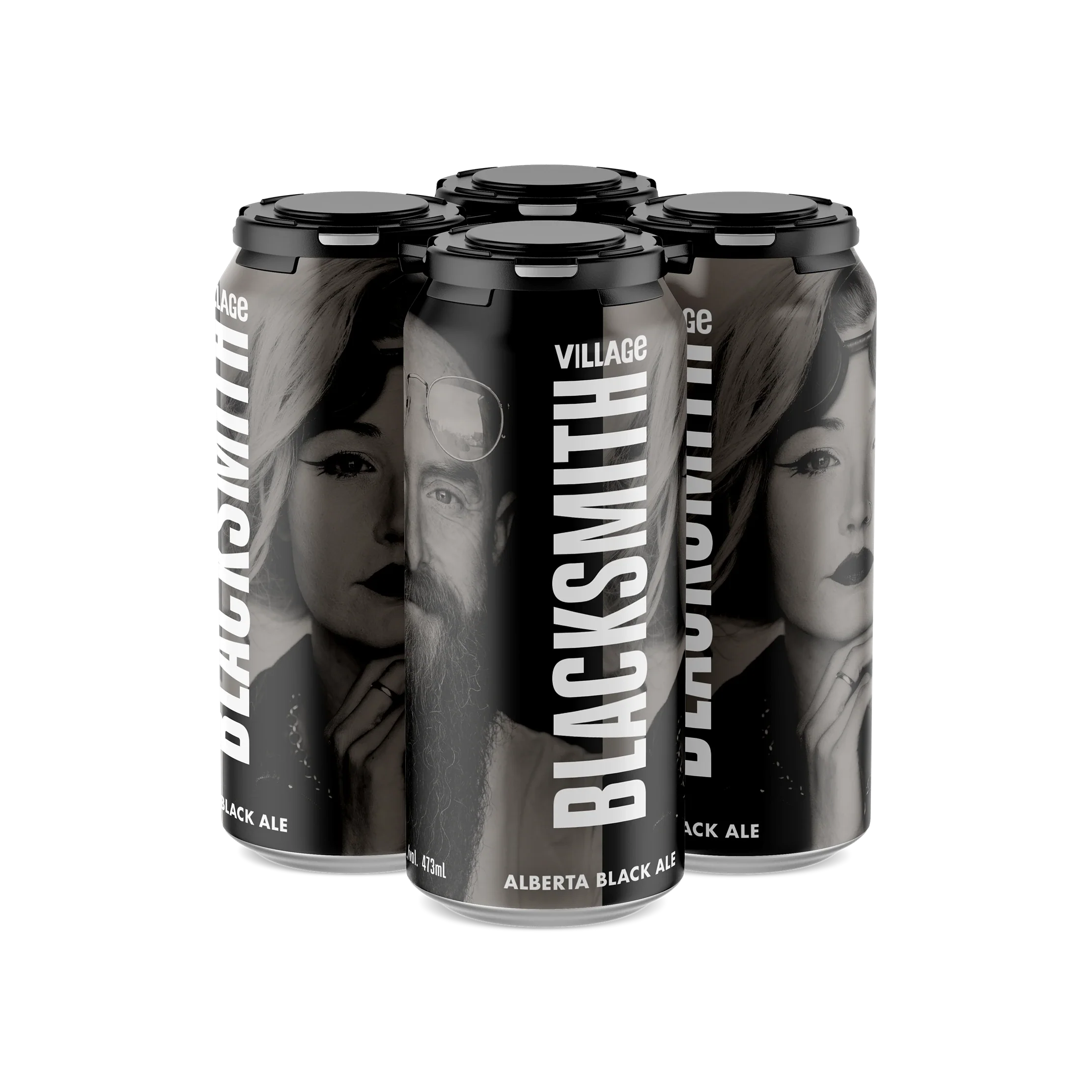 VILLAGE BLACKSMITH ALBERTA BLACK ALE 473ML 4PK CAN @ Deerfoot Meadows [1002748]