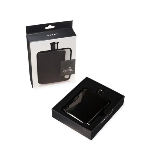 VISKI WARREN FLASK 6OZ BLACK @ Deerfoot Meadows [1005087]
