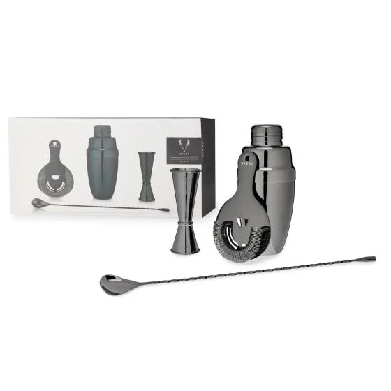 VISKI WARREN GUNMETAL MIXOLOGIST BARWARE SET @ Saskatoon [1032613]