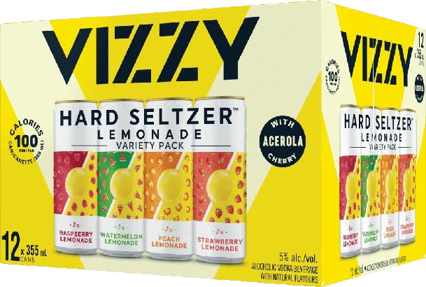VIZZY HARD SELTZER LEMONADE MIXER 355ML 12PK CAN @ MacTaggart [1038506]