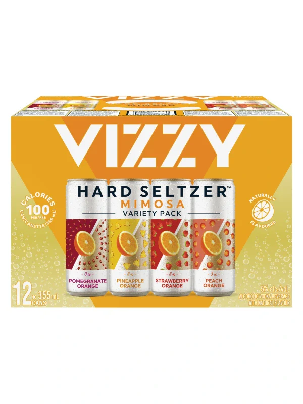 VIZZY HARD SELTZER MIMOSA MIXER 355ML 12PK CAN @ MacTaggart [1045524]