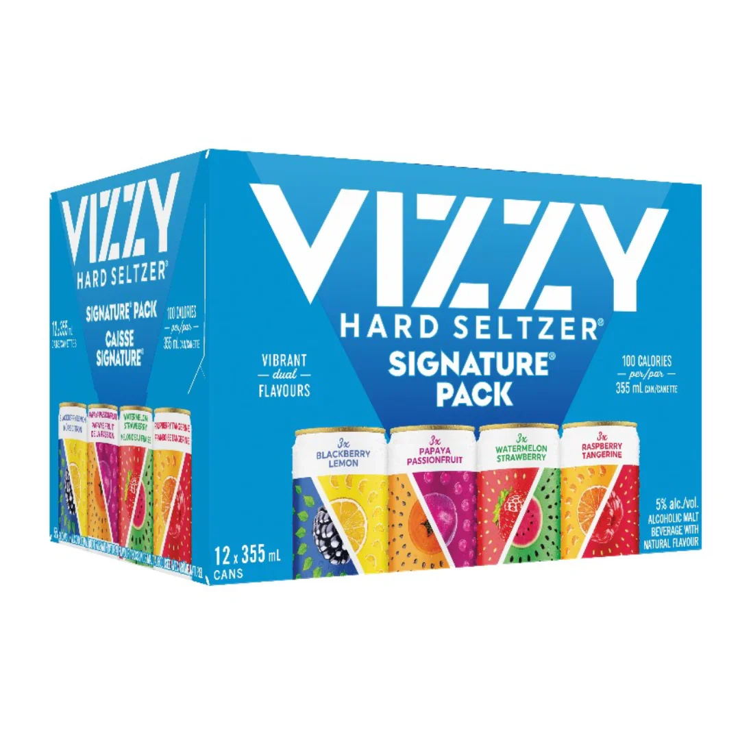 VIZZY HARD SELTZER SIGNATURE MIXER 355ML 12PK CAN @ MacTaggart [1038504]