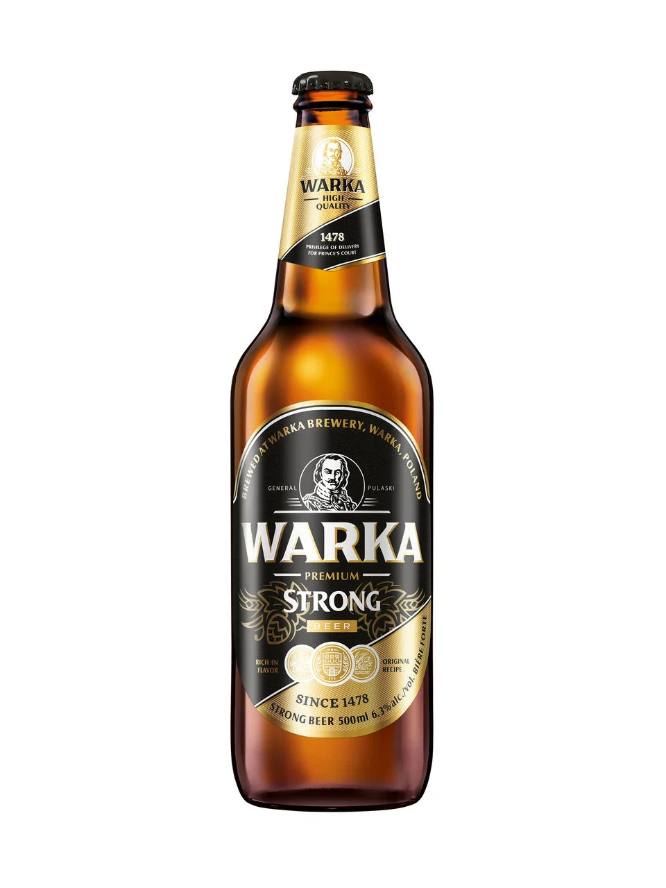 WARKA STRONG BEER 500ML BT @ MacTaggart [1015211]