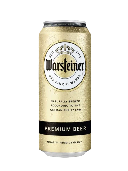 WARSTEINER PILSNER 500ML CAN @ Deerfoot Meadows [1016443]