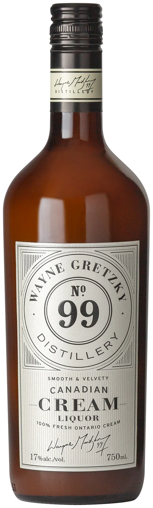 WAYNE GRETZKY NO 99 CREAM LIQUEUR 750ML @ MacTaggart [1000687]