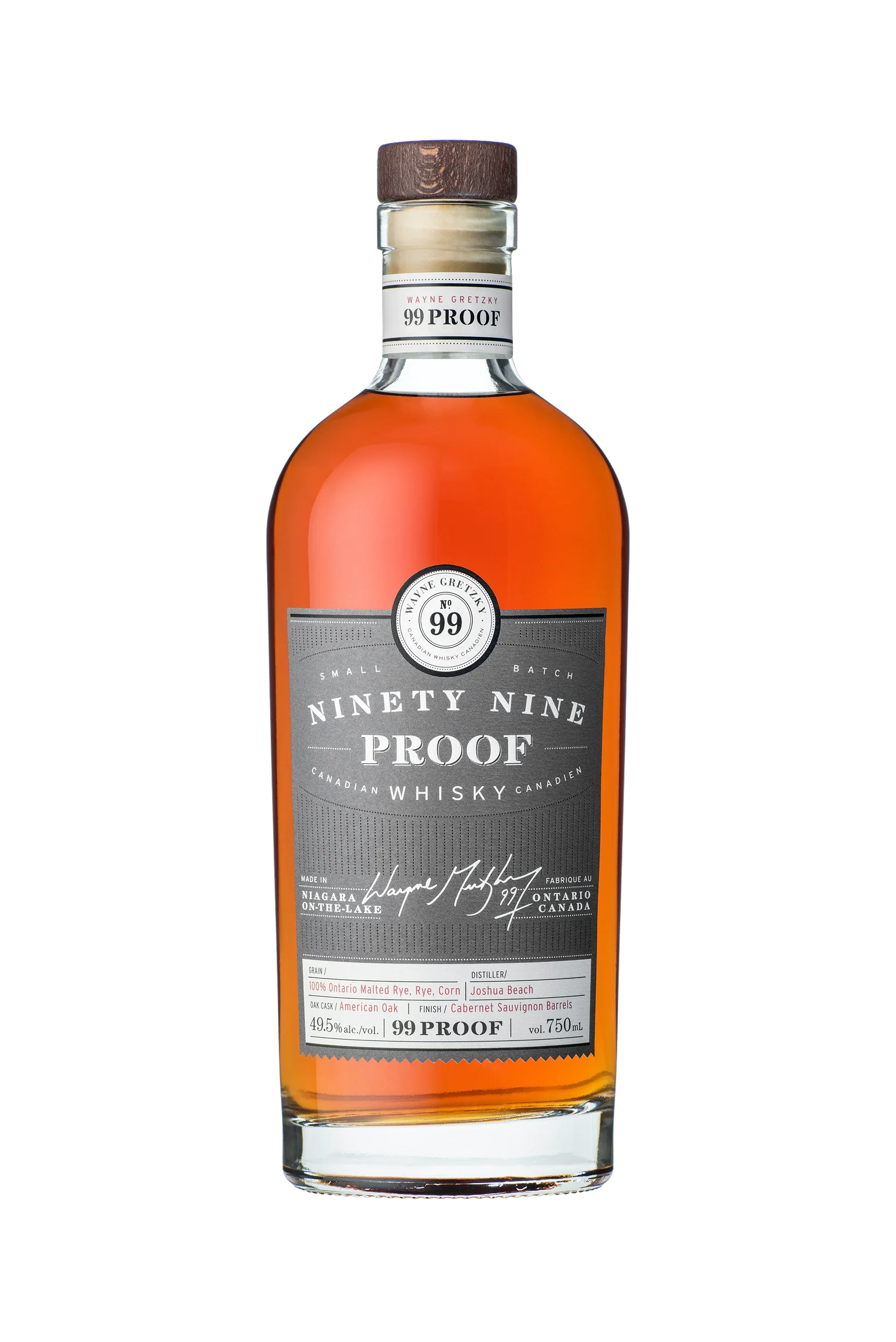 WAYNE GRETZKY NO 99 NINETY NINE PROOF WHISKY 750ML @ MacTaggart [1004931]