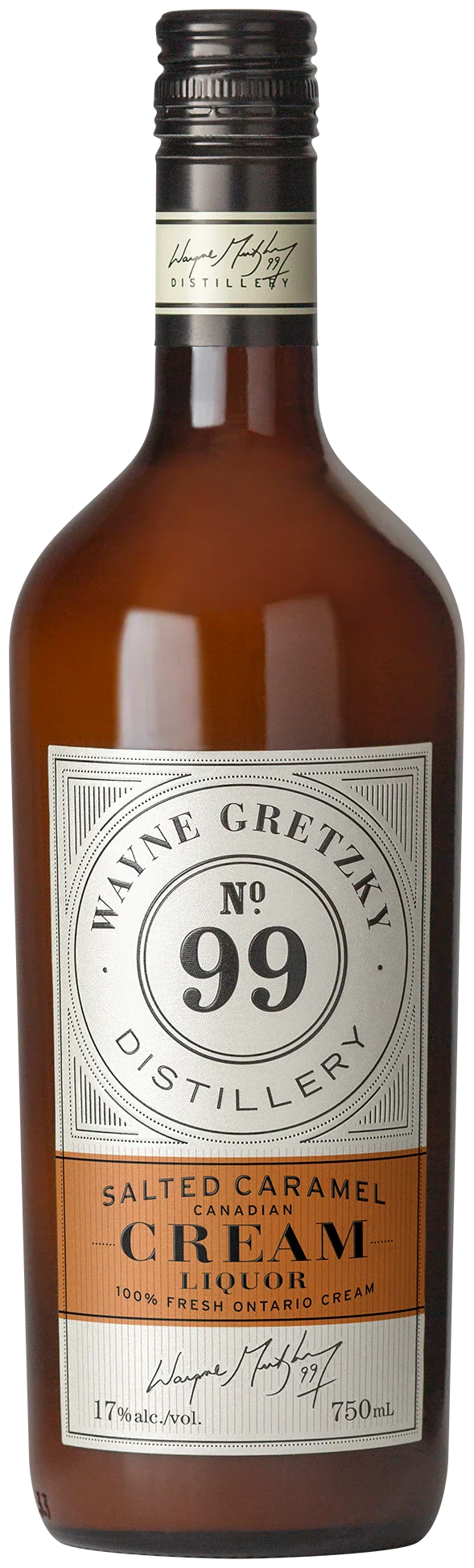 WAYNE GRETZKY NO 99 SALTED CARAMEL CREAM LIQUOR 750ML @ Deerfoot Meadows [1028589]