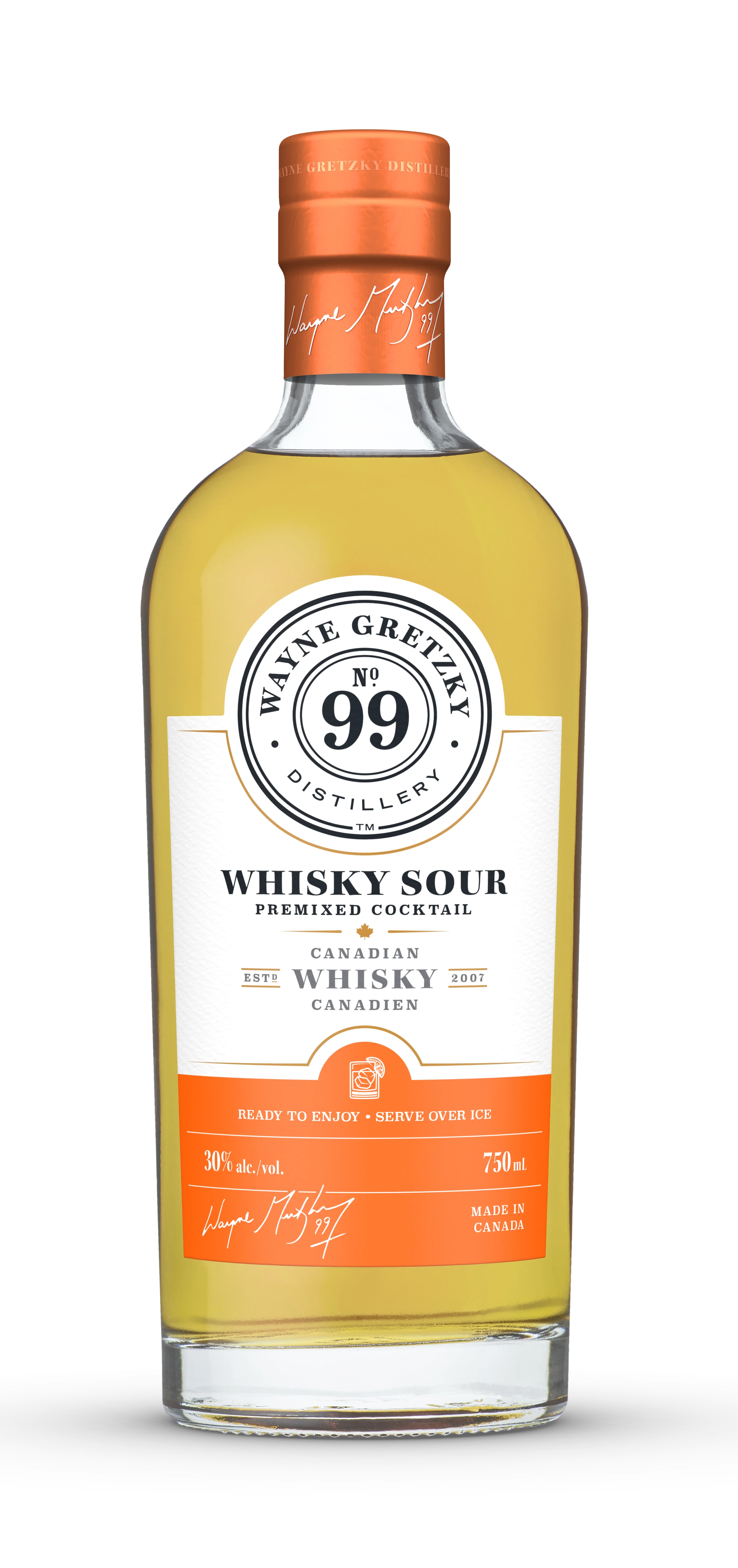 WAYNE GRETZKY WHISKY SOUR PREMIXED COCKTAIL 750ML @ Deerfoot Meadows [1052971]