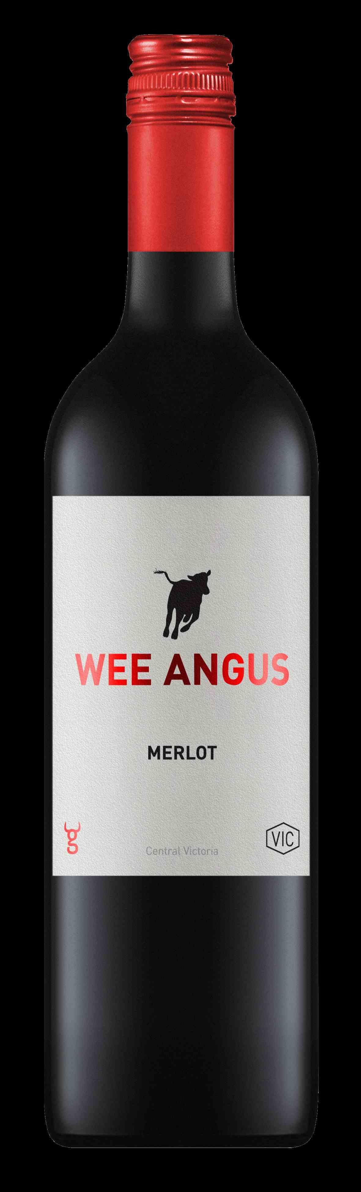 WEE ANGUS MERLOT 750ML @ Deerfoot Meadows [1016129]