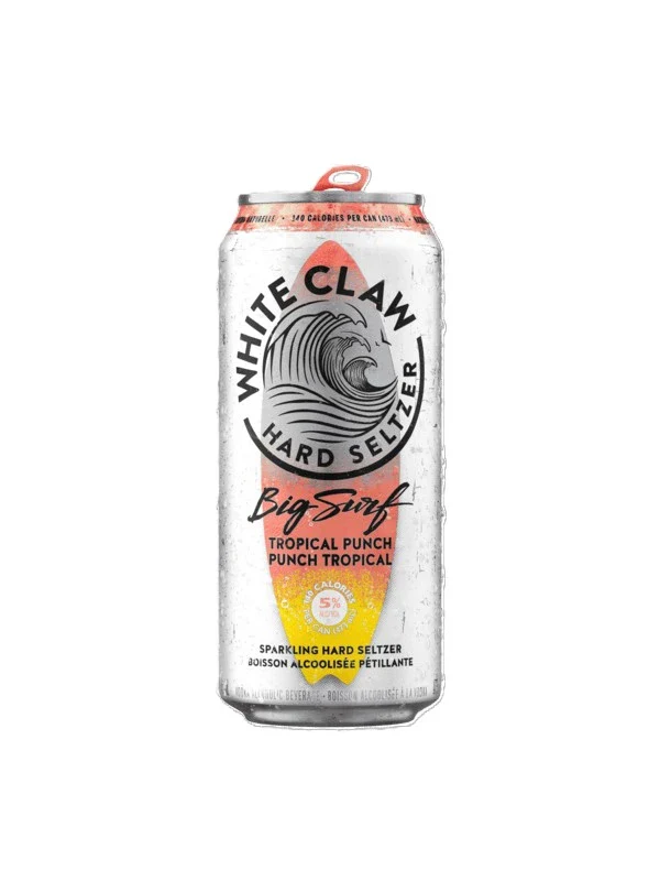 WHITE CLAW HARD SELTZER BIG SURF TROPICAL PUNCH 473ML CAN @ Saskatoon [1056596]