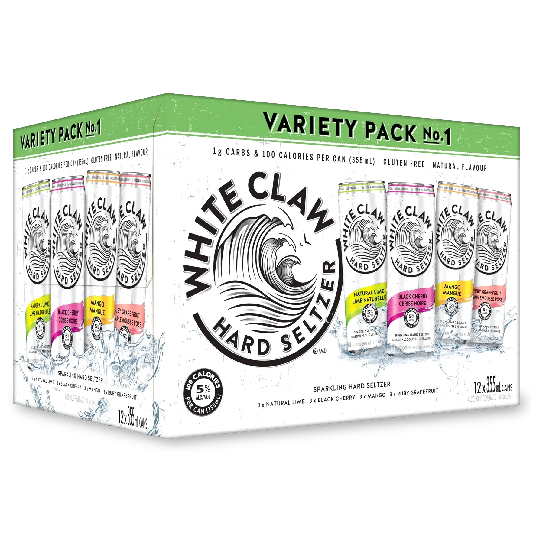 WHITE CLAW HARD SELTZER MIXER NO 1 355ML 12PK CAN @ Deerfoot Meadows [1022909]