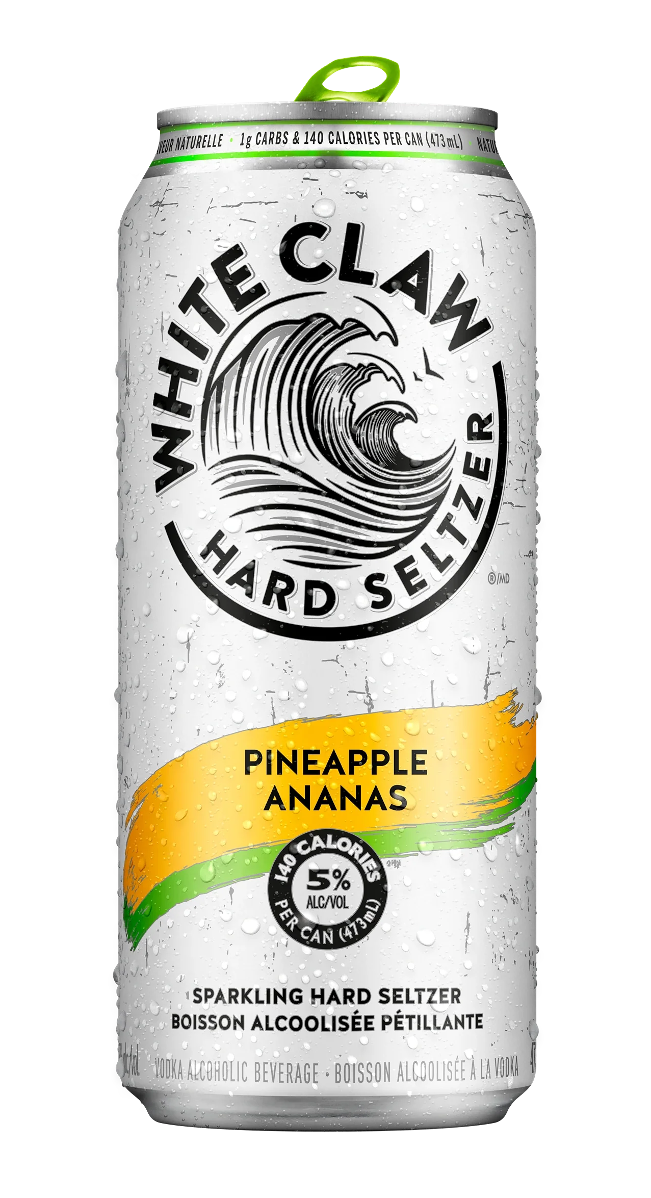 WHITE CLAW HARD SELTZER PINEAPPLE 473ML CAN @ MacTaggart [1038928]